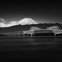 Gatebridge and Mount-Fuji