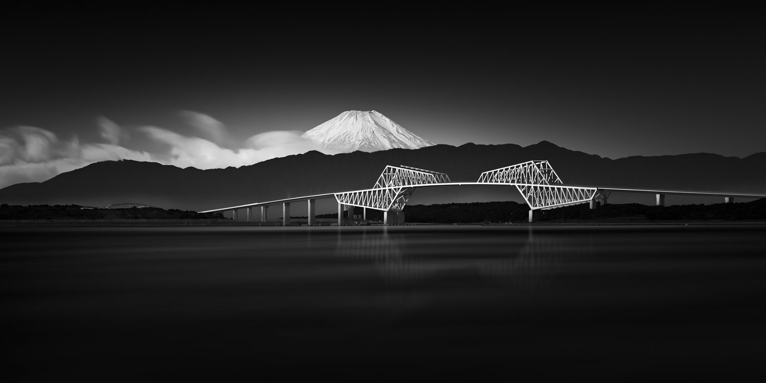 Gatebridge and Mount-Fuji