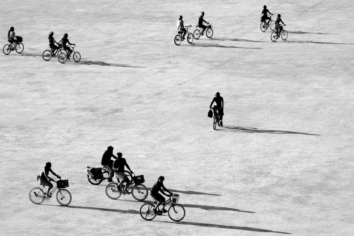 Bicyles on the Playa