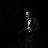 People in the dark