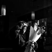 People in the dark
