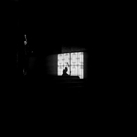 People in the dark