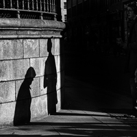 People in the dark