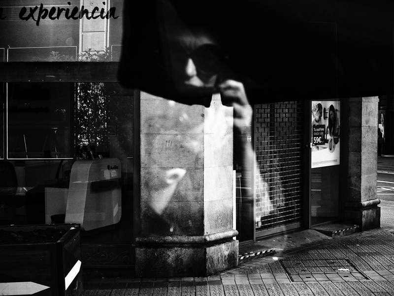 Selfportrait in Bilbao, Spain