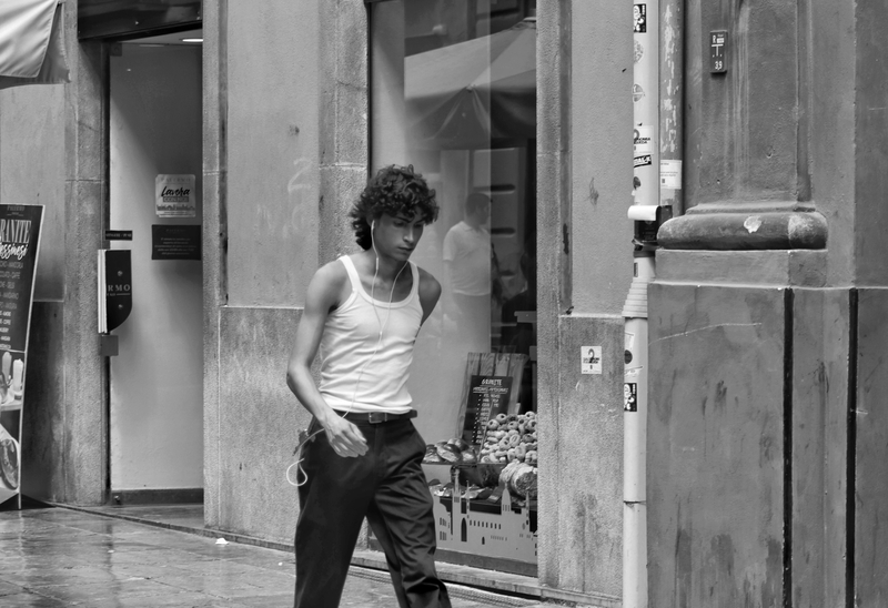 Romeo in black jeans 