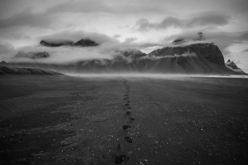 Footprints in the sand