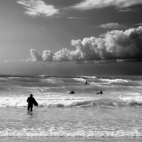 A B&W Minimalist Travel in the Land's end