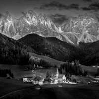 SANTA MADDALENA in sunset