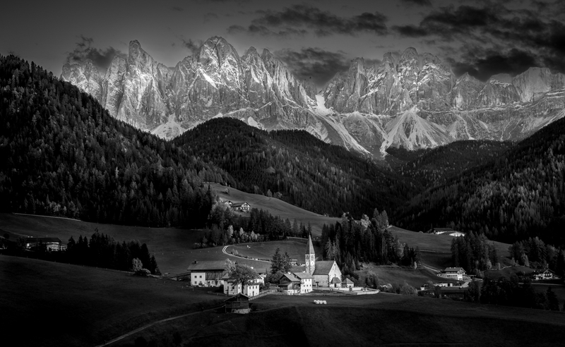 SANTA MADDALENA in sunset