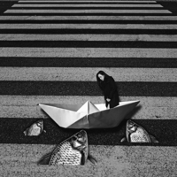 Hommage à Gilbert Garcin Series