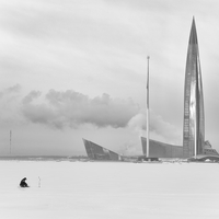 A winter day on the Gulf of Finland