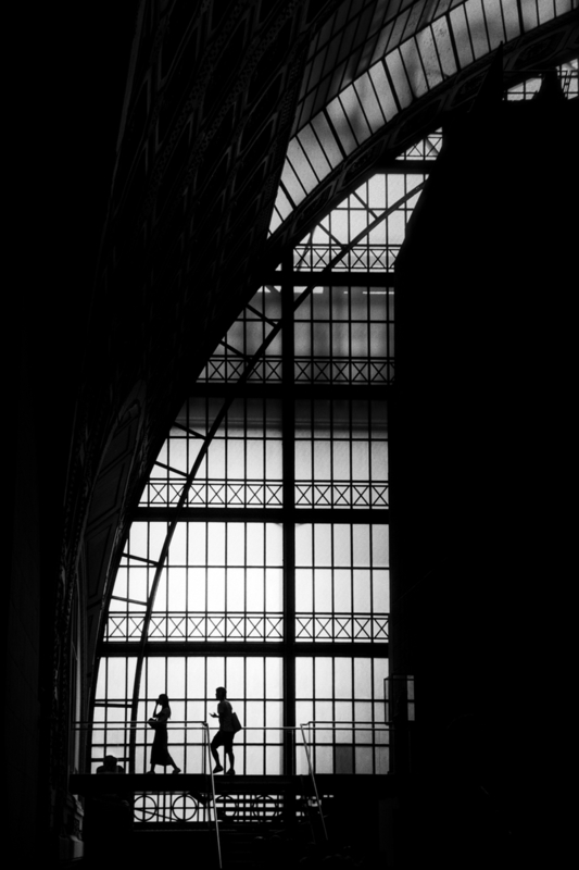 The train leaves on the 5th floor