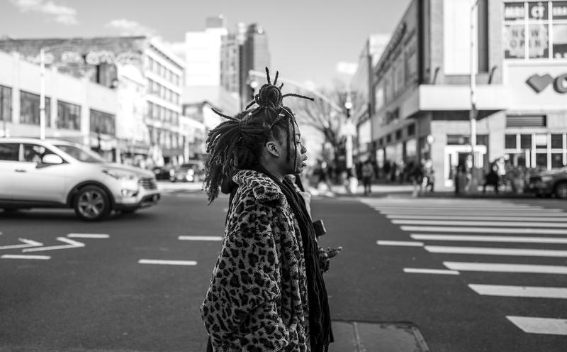 Crossing the road