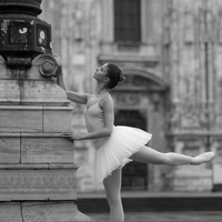 Ballerina Portrait in Milano ( Italy) 