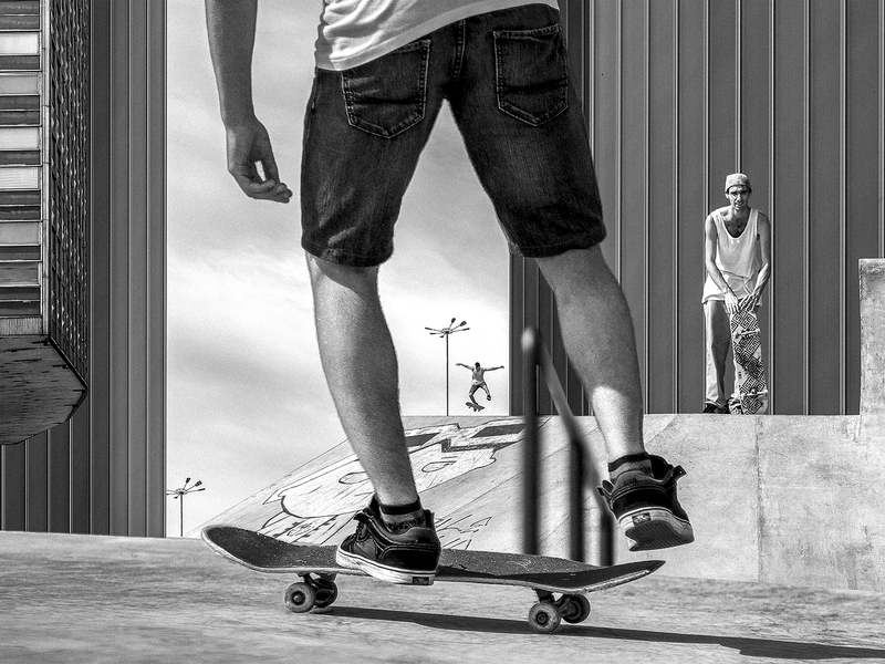 Skateboarders