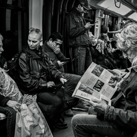 Life in a metro car