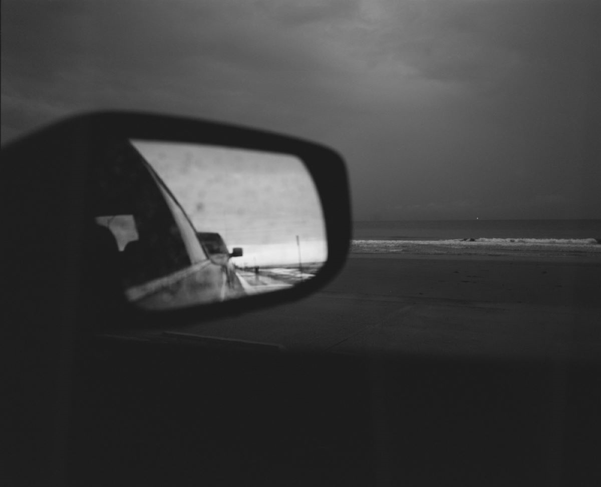 Dreary Texas Coast (out of my car)
