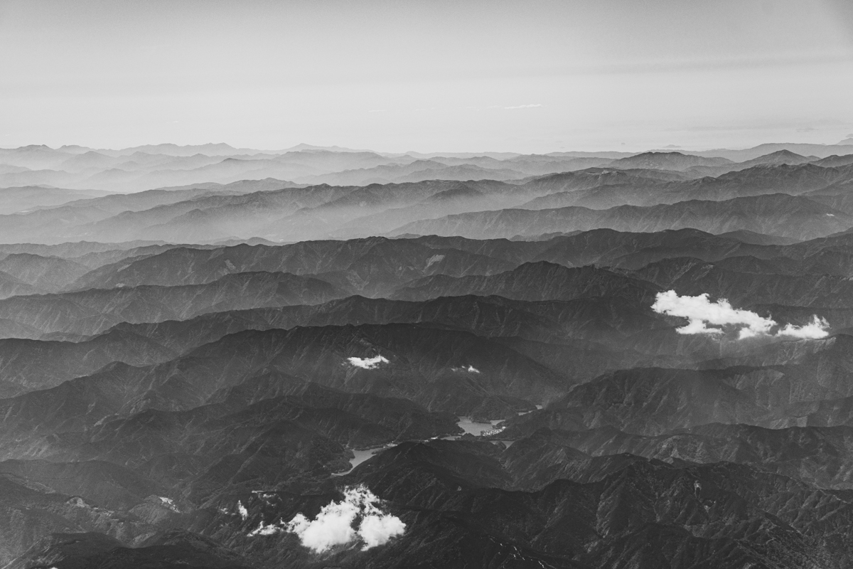 Mountains in layers