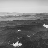Mountains in layers