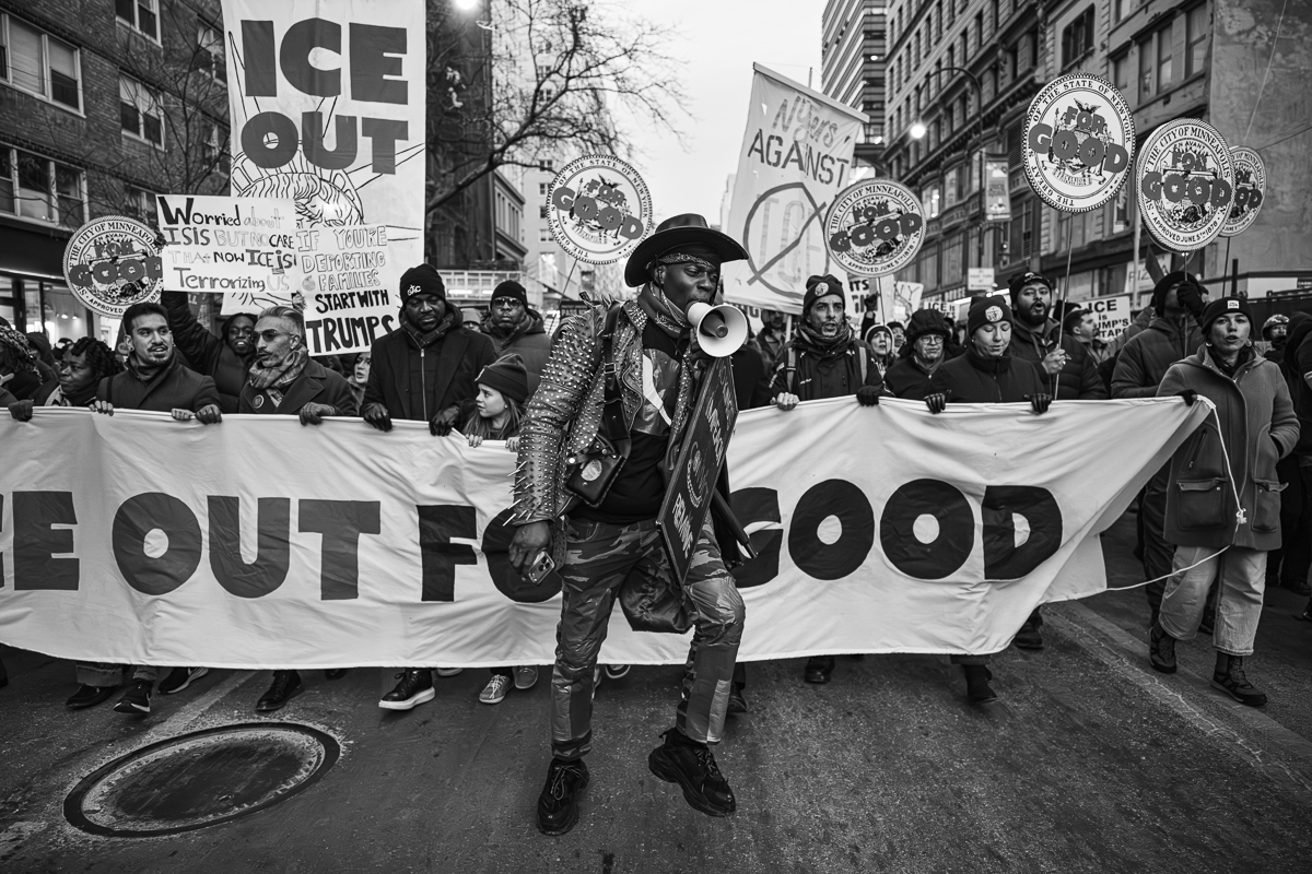 New York City Protests In Solidarity With Minneapolis Against US Government Anti-Immigrant Terror