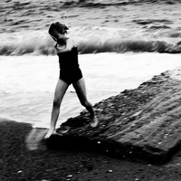 winter beach