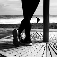 winter beach